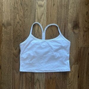 Beyond Yoga - Spacedye Slim Racerback Cropped Tank Top - Large - White